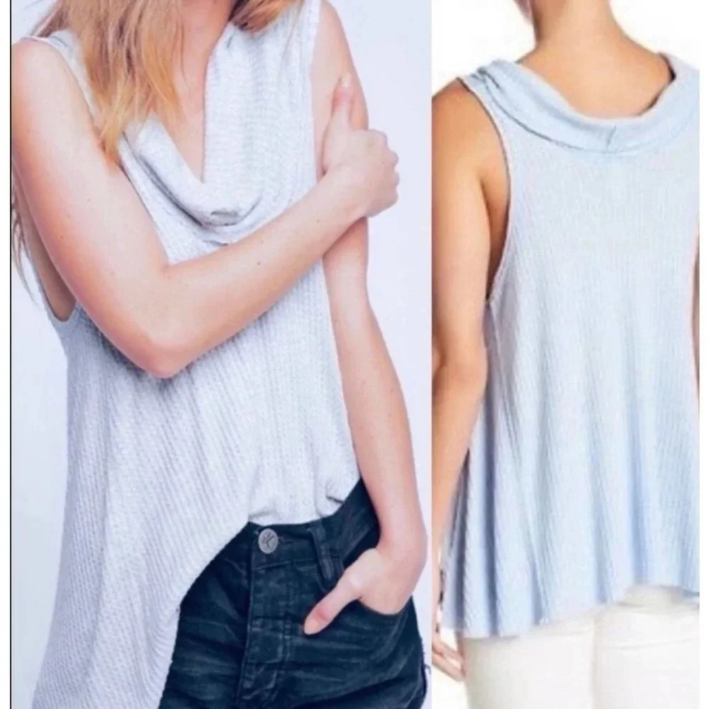 Free People We the Free Swing It cowl neck top. Size XS